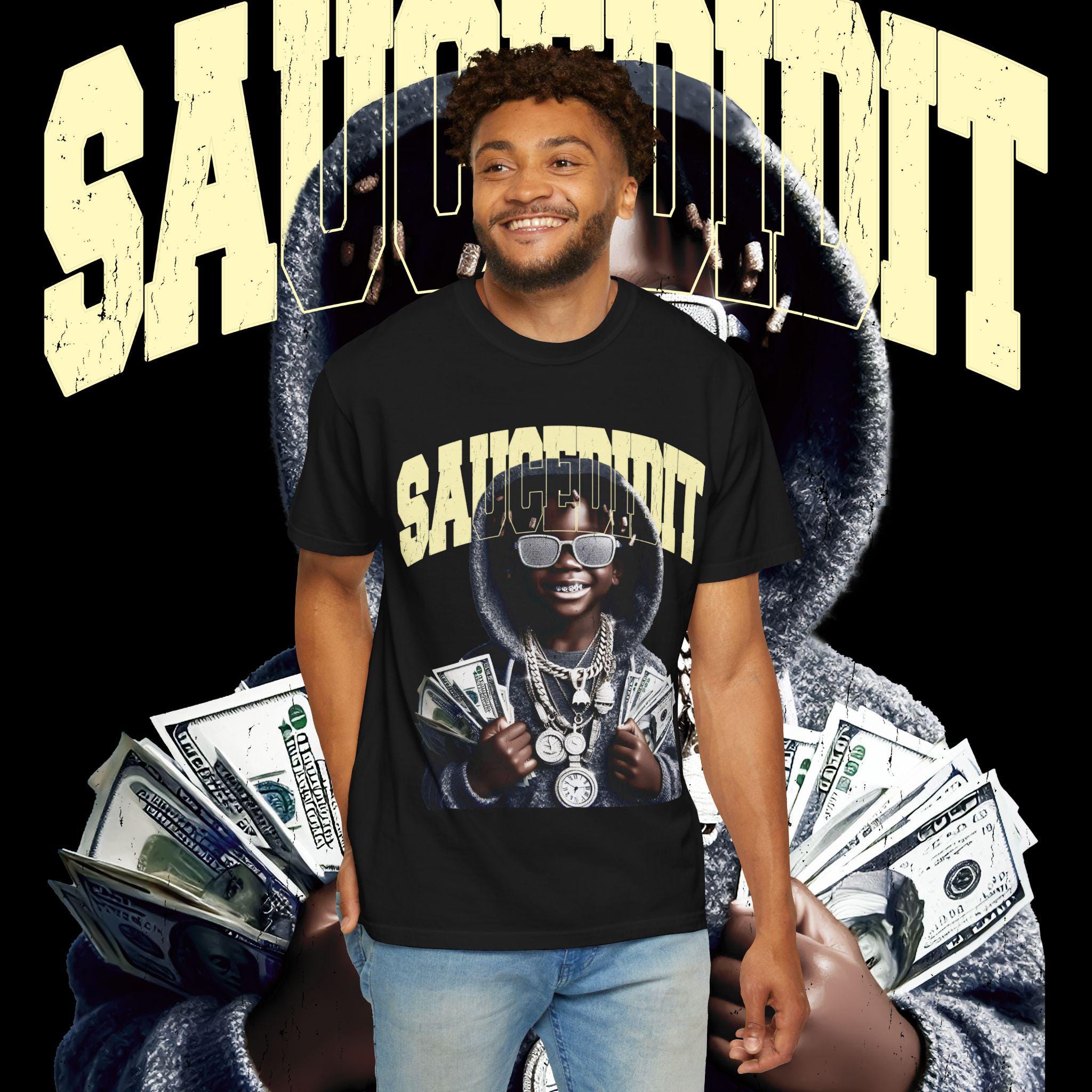 Garment-Dyed Unisex T-Shirt: Hip Hop Streetwear Fashion