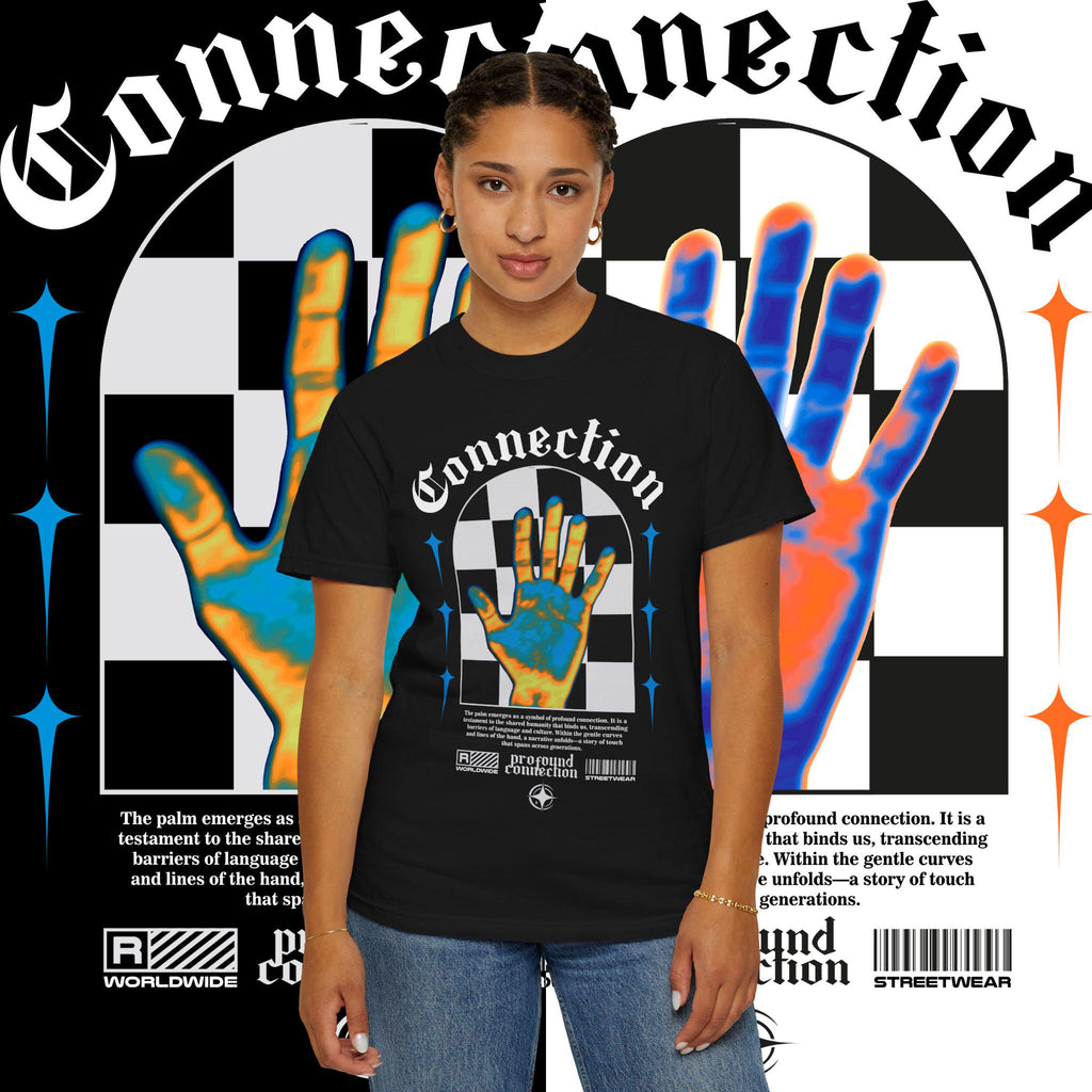 Connection Graphic Tee: Unisex Streetwear T-Shirt, Artistic Design