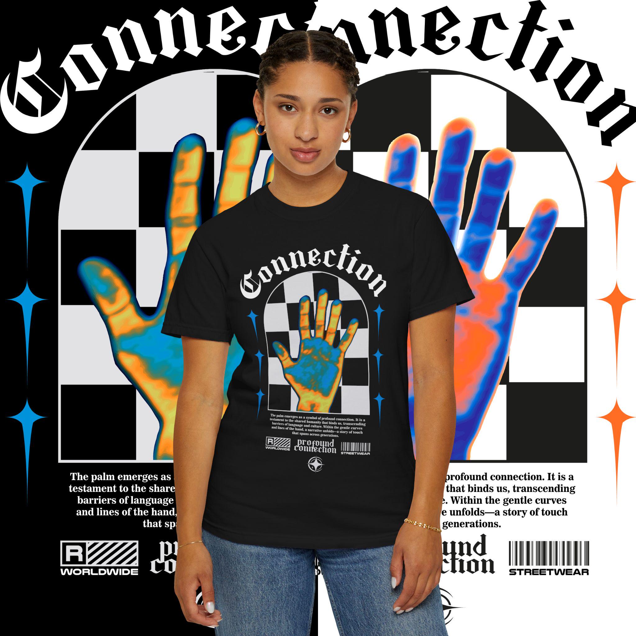 Connection Graphic Tee: Unisex Streetwear T-Shirt, Artistic Design