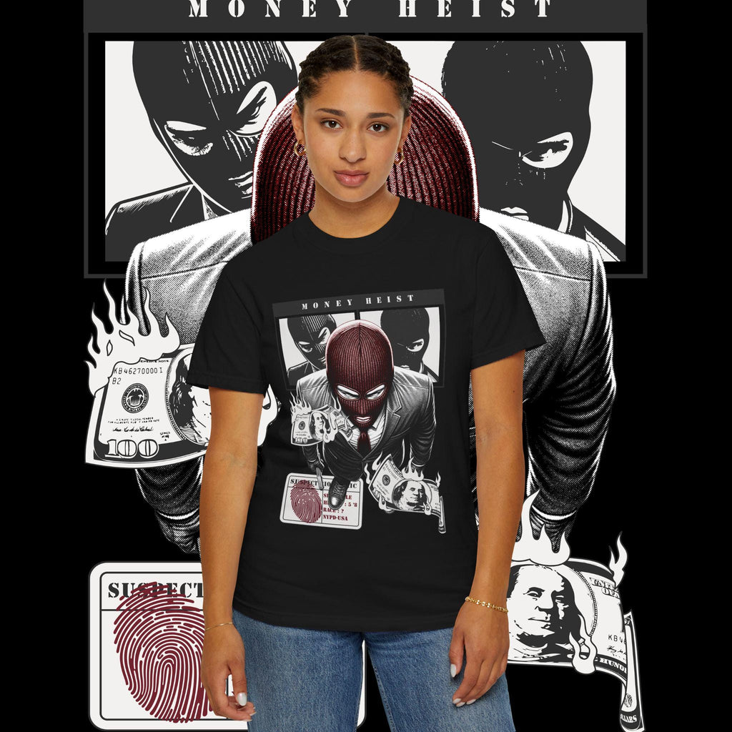 Money Heist T-Shirt: Garment-Dyed US Cotton Unisex Tee