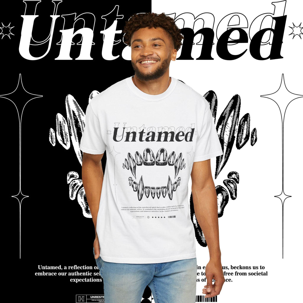 Untamed Spirit T-Shirt: Unisex Garment-Dyed Cotton Tee