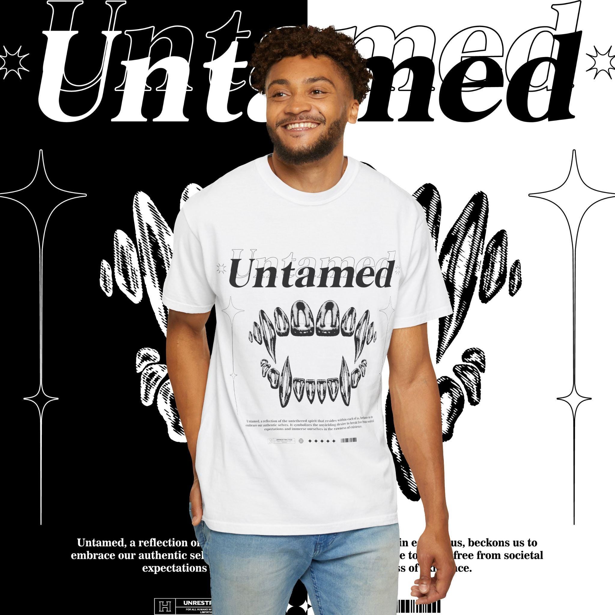 Untamed Spirit T-Shirt: Unisex Garment-Dyed Cotton Tee