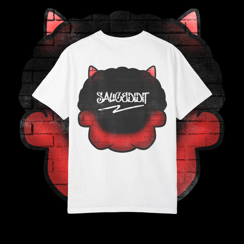 Edgy Graphic T-Shirt, Unisex Streetwear, Trendy Demon Design, Custom Gift Idea, Everyday Casual Wear, Hip Hop Fashion