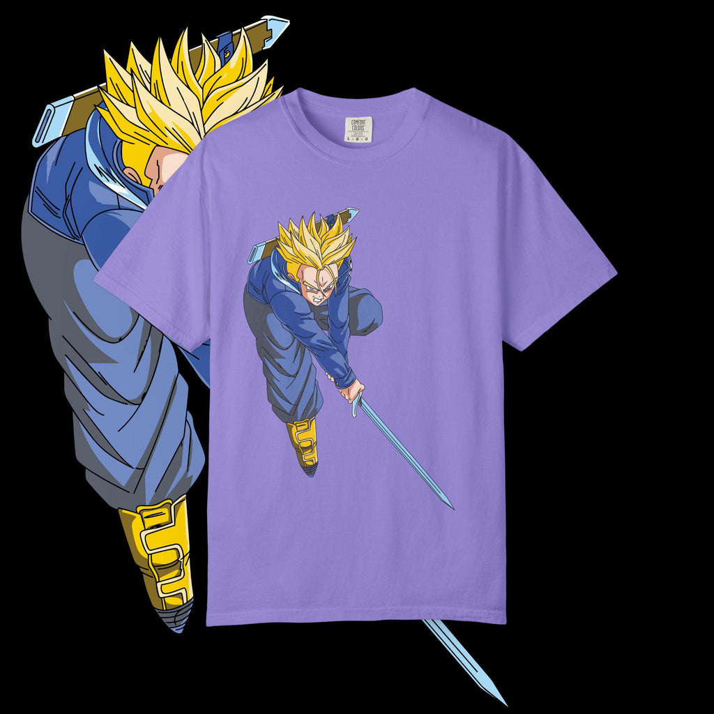 Garment-Dyed Anime Tee, Heroic Design, Comfort Colors T-Shirt