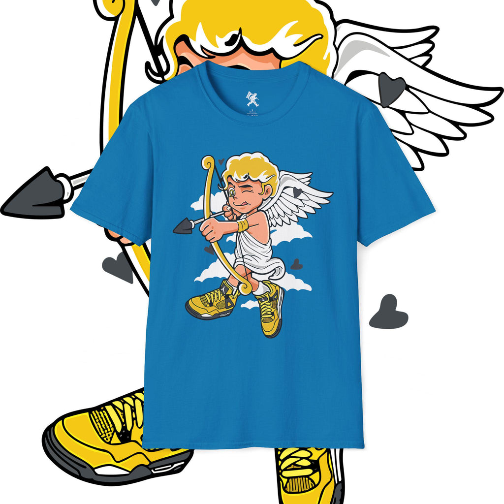 Celestial Angel T-Shirt: Vintage Style Cotton Tee