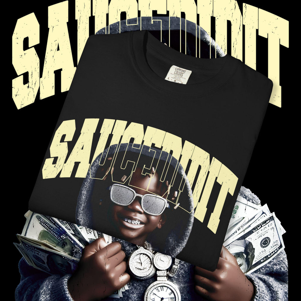 Garment-Dyed Unisex T-Shirt: Hip Hop Streetwear Fashion