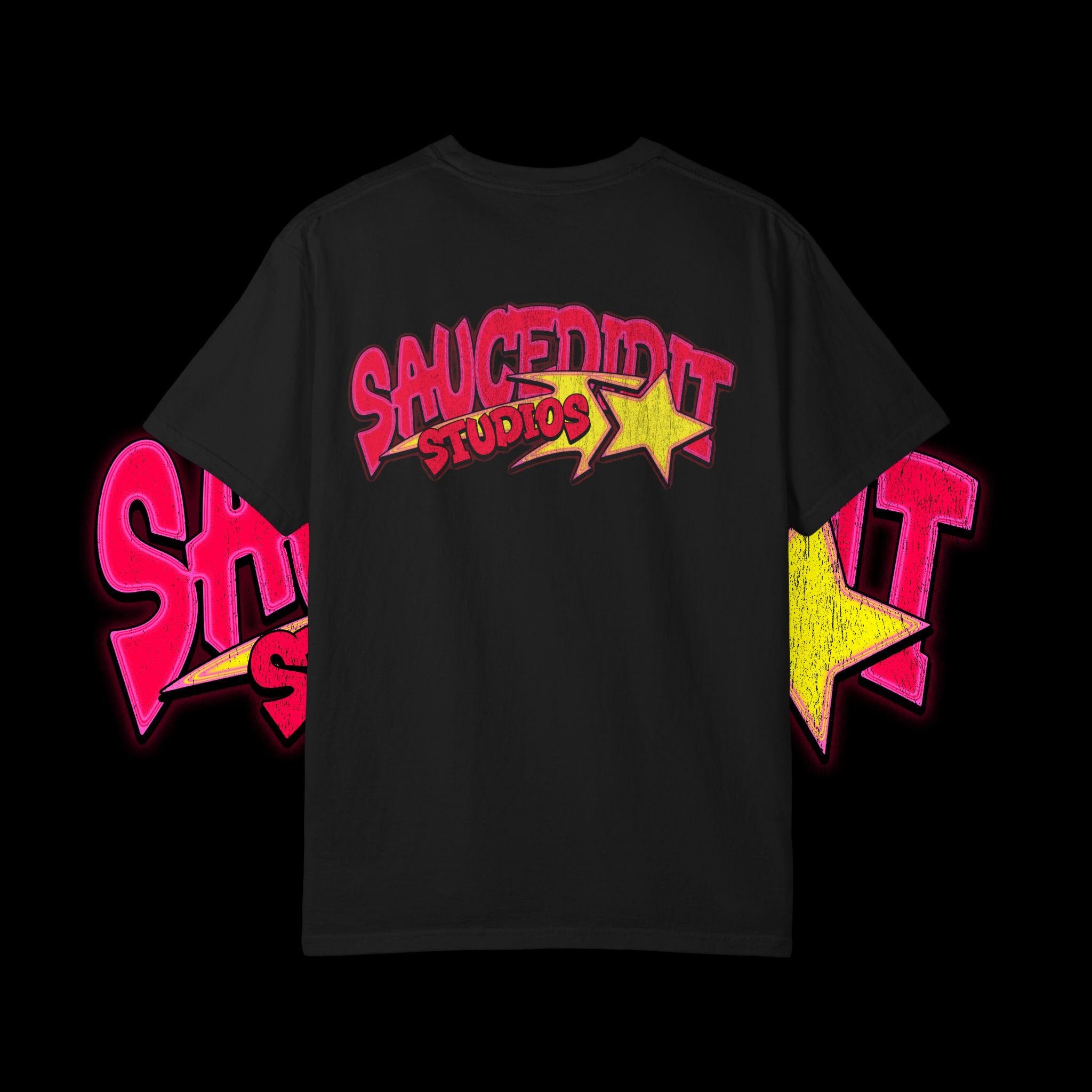 Vibrant Graphic T-Shirt: Garment-Dyed US Cotton Tee for Artists