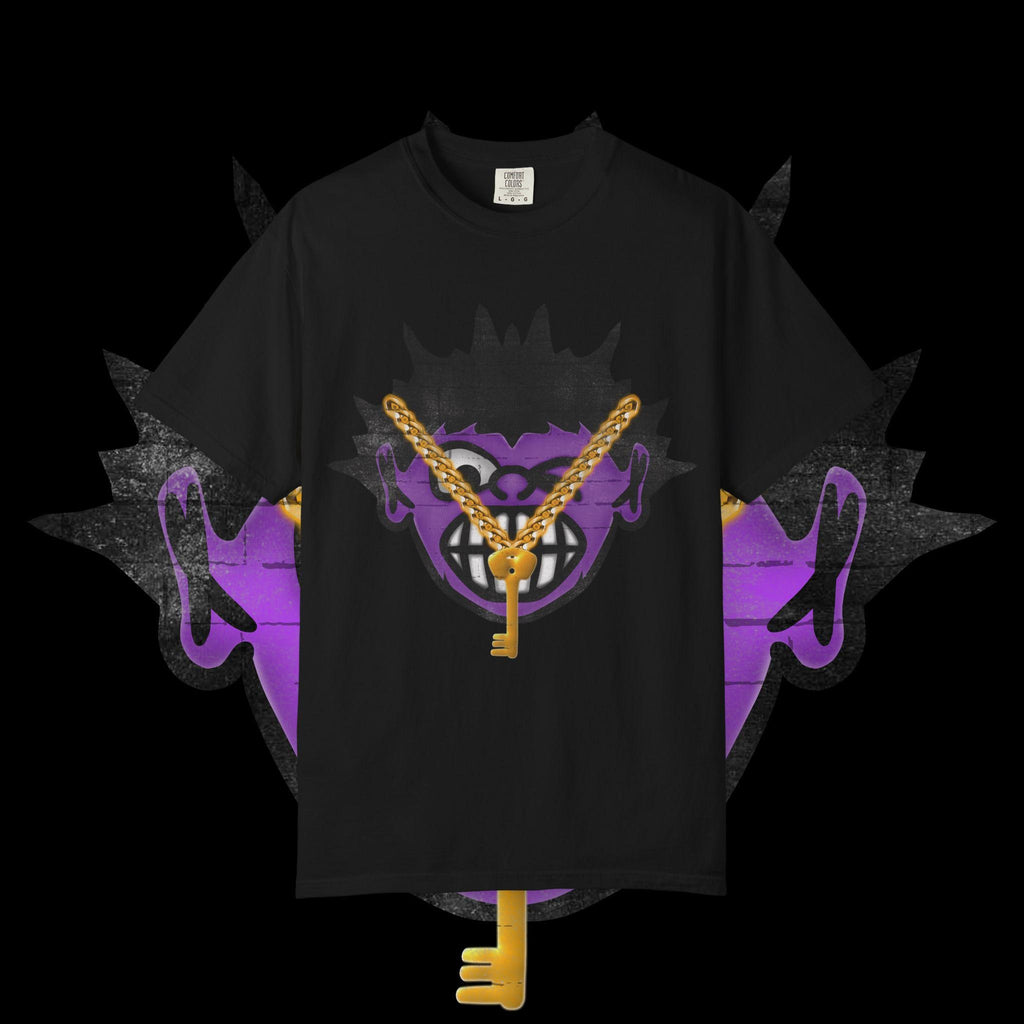 Urban Graphic Tee: Unisex Garment-Dyed Cotton T-Shirt