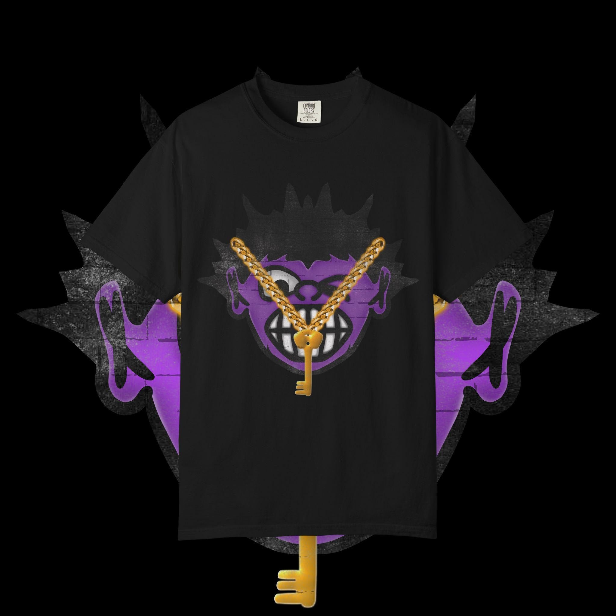Urban Graphic Tee: Unisex Garment-Dyed Cotton T-Shirt