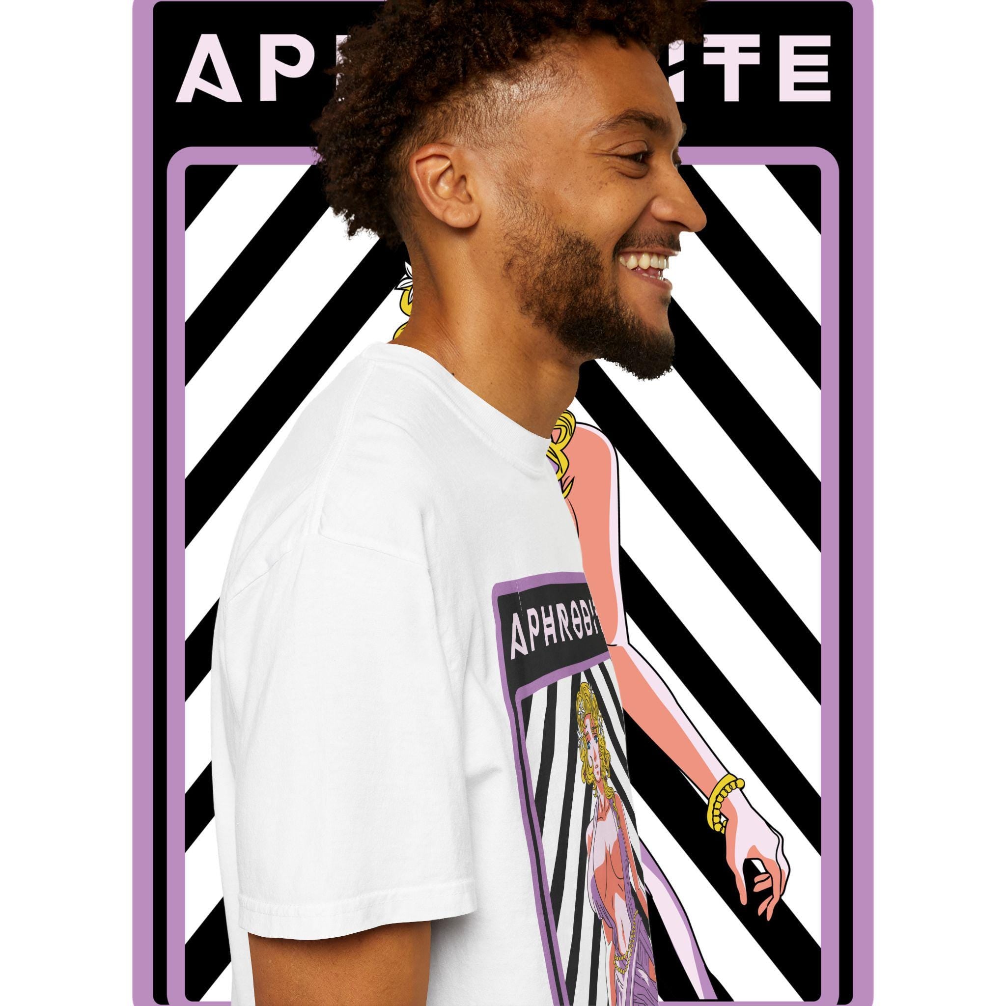 Aphrodite Graphic T-Shirt: Unisex Garment-Dyed Greek Mythology Tee