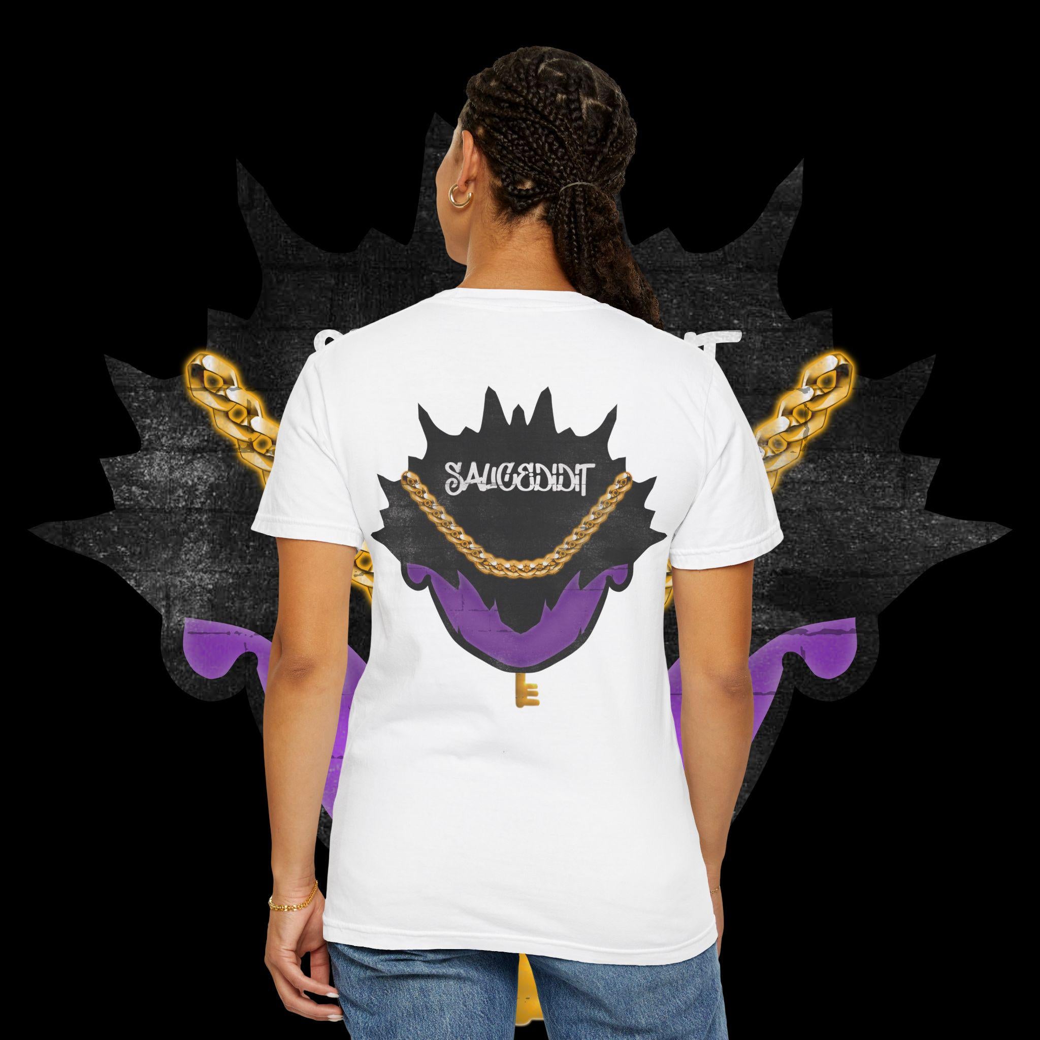 Urban Graphic Tee: Unisex Garment-Dyed Cotton T-Shirt