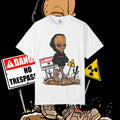 Alien Graphic Tee: Unisex Garment-Dyed US Cotton T-Shirt
