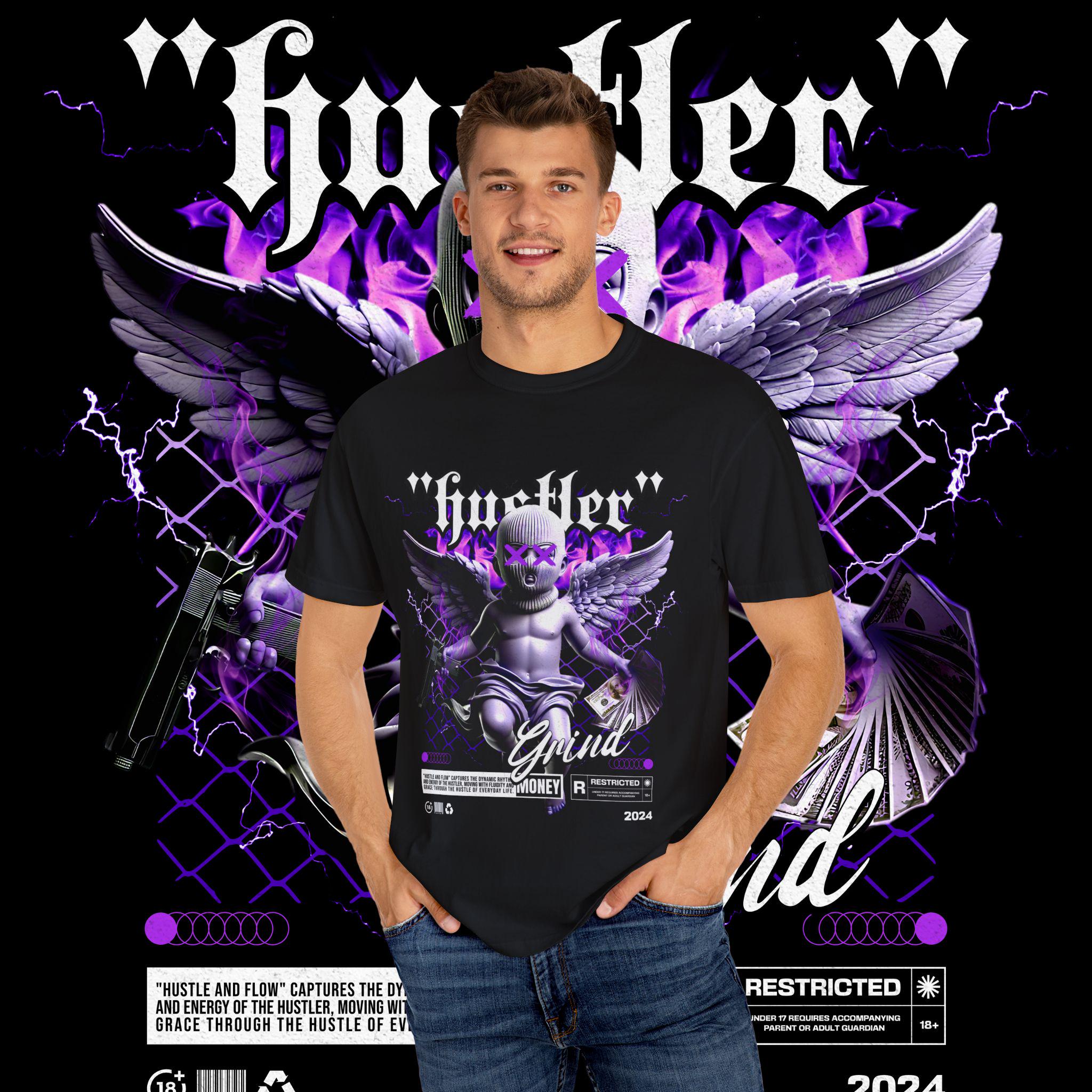 Hustler Graphic Tee, Streetwear Style, Unisex Shirt, Gift for Entrepreneurs, Casual Outfit, Motivation T-Shirt