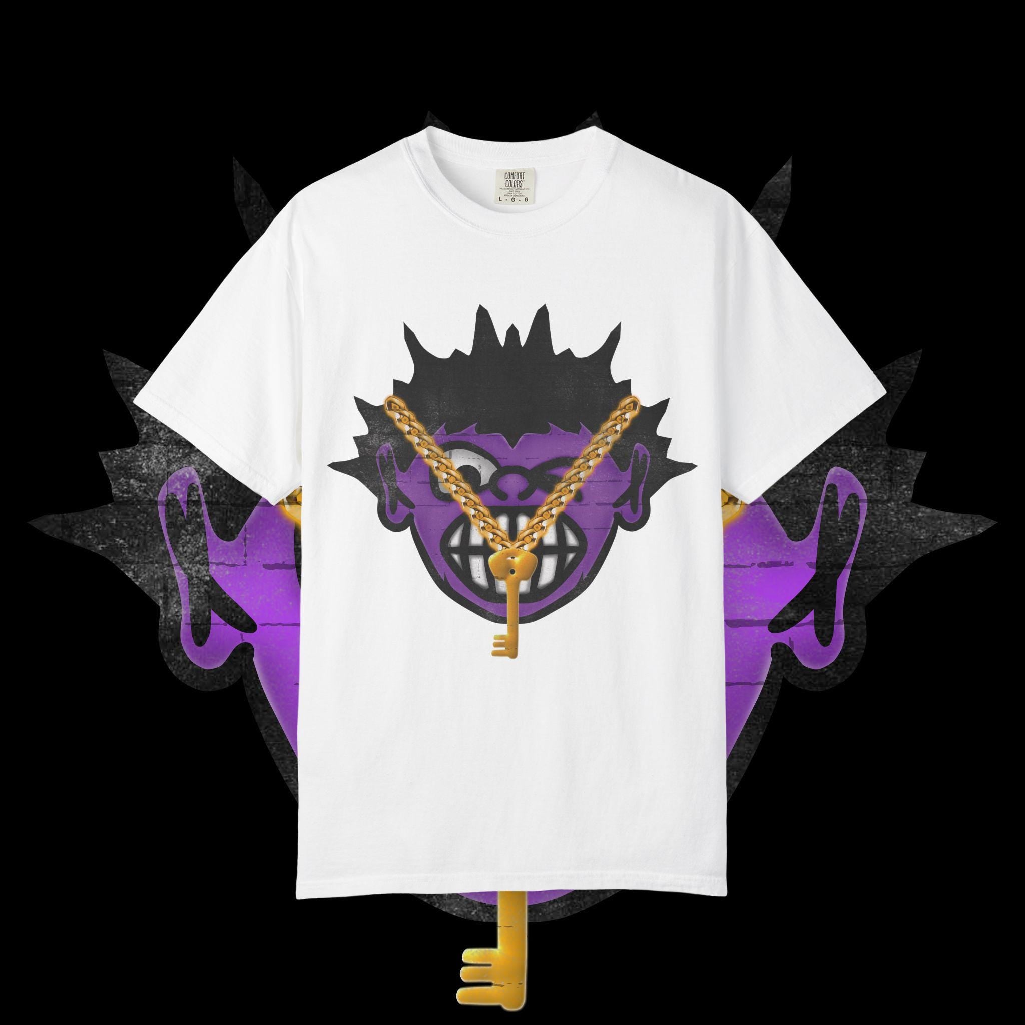Urban Graphic Tee: Unisex Garment-Dyed Cotton T-Shirt