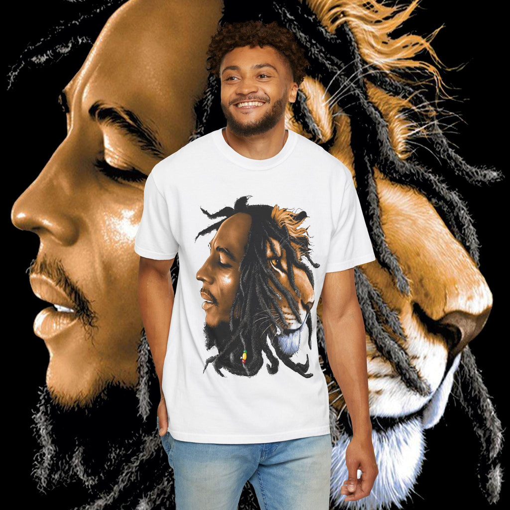 Lion Spirit Unisex T-Shirt: Bohemian Graphic Tee for Nature Lovers