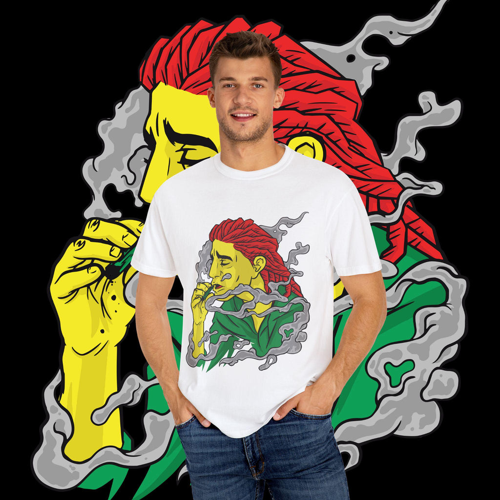 Vibrant Art T-Shirt: Relaxed Bohemian Style Unisex Tee