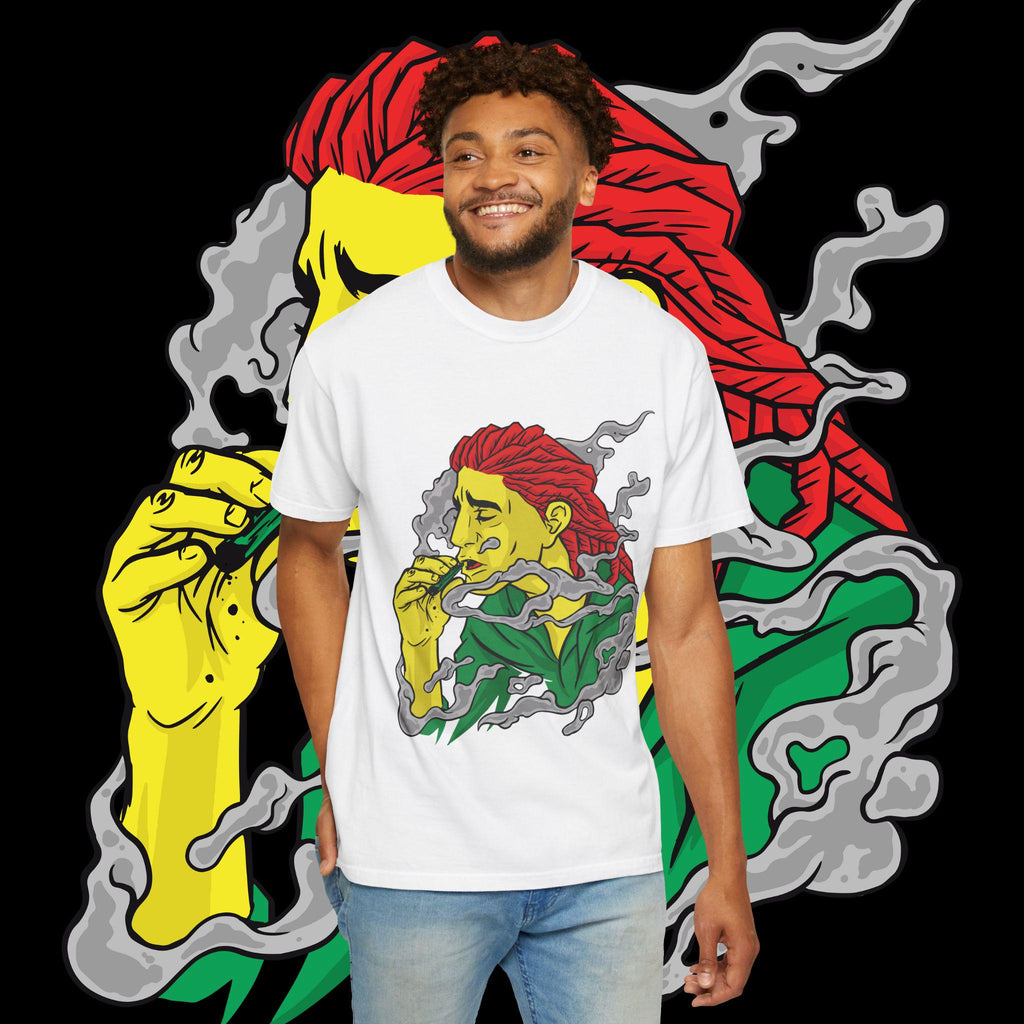Vibrant Art T-Shirt: Relaxed Bohemian Style Unisex Tee